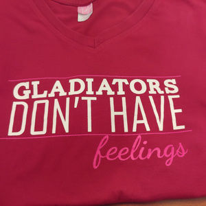 Gladiators cotton T-shirt garnet 3X
